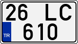 License plate of Turkey, Regular plates
