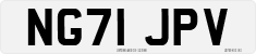 License plate of the United Kingdom, 2001 year system