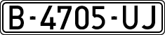License plates of Spain, 1971 year series