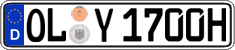 German license plate, Plates for oldtimers (type 