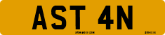 License plate of the United Kingdom, 1963 year system