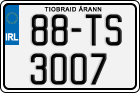 License plate of Ireland, Regular plates