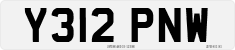 License plate of the United Kingdom, 1983 year system