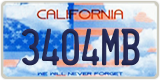 California, We Will Never Forget (1234MA)