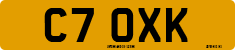 License plate of the United Kingdom, 1983 year system