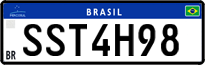 License plate of Brazil, Private owners (Mercosul)
