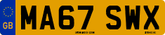 License plate of the United Kingdom, 2001 year system