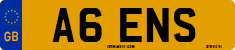 License plate of the United Kingdom, 1983 year system