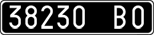 License plate of Italy, Cars (1927 year series)
