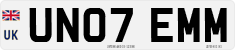 License plate of the United Kingdom, 2001 year system