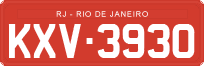 License plate of Brazil, Commercial vehicles (1990)