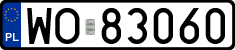 License plates of Poland, Regular car plates