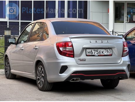 н675ек763, Lada (VAZ) 2190 Granta
