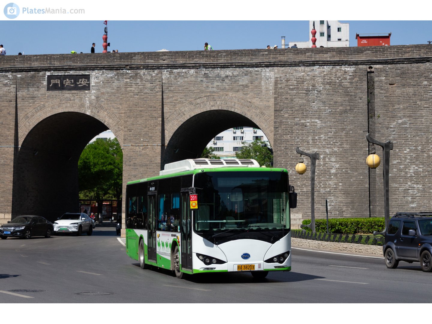 陕A·3820X, BYD ebus K8 Single Decker