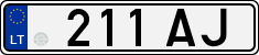 License plate of Lithuania, Motorcycles