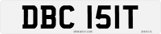 License plate of the United Kingdom, 1963 year system