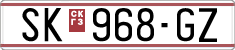 License plate of North Macedonia, Regular plates (1993)