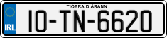 License plate of Ireland, Regular plates