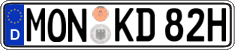 German license plate, Plates for oldtimers (type 