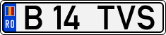 License plate of Romania, Regular plates