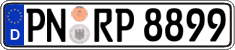 German license plate, Regular plates