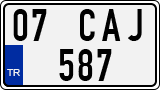 License plate of Turkey, Regular plates
