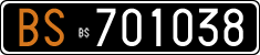 License plate of Italy, Cars (1927 year series)