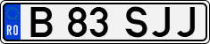 License plate of Romania, Regular plates