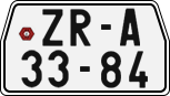 License plate of the Czech Republic, Motorcycles (1960)