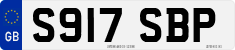 License plate of the United Kingdom, 1983 year system