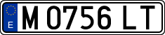 License plates of Spain, 1971 year series