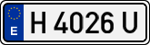 License plates of Spain, 1971 year series