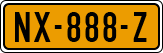 License plate of the Netherlands, Cars
