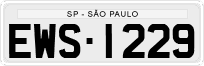License plate of Brazil, Şəxslər (1990)
