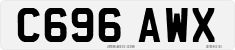 License plate of the United Kingdom, 1983 year system