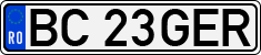 License plate of Romania, Regular plates