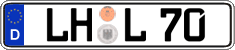 German license plate, Regular plates