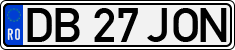 License plate of Romania, Regular plates