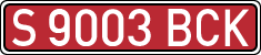 License plates of Spain, Specialty plates