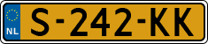 License plate of the Netherlands, Cars