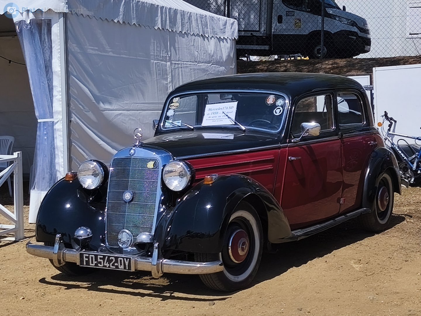 FD-542-QY, Mercedes-Benz 170 170 V/D Limousine (W136 I-VI), 1947–1953