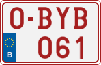 License plate of Belgium, Regular plates (2010)