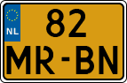 License plate of the Netherlands, Motorcycles
