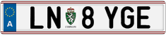 License plate of Austria, Regular plates