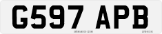 License plate of the United Kingdom, 1983 year system