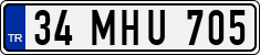 License plate of Turkey, Regular plates