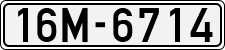License plate of Vietnam, Cars