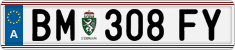 License plate of Austria, Regular plates