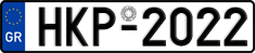 License plate of Greece, Cars