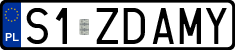 License plates of Poland, Vanity Plates